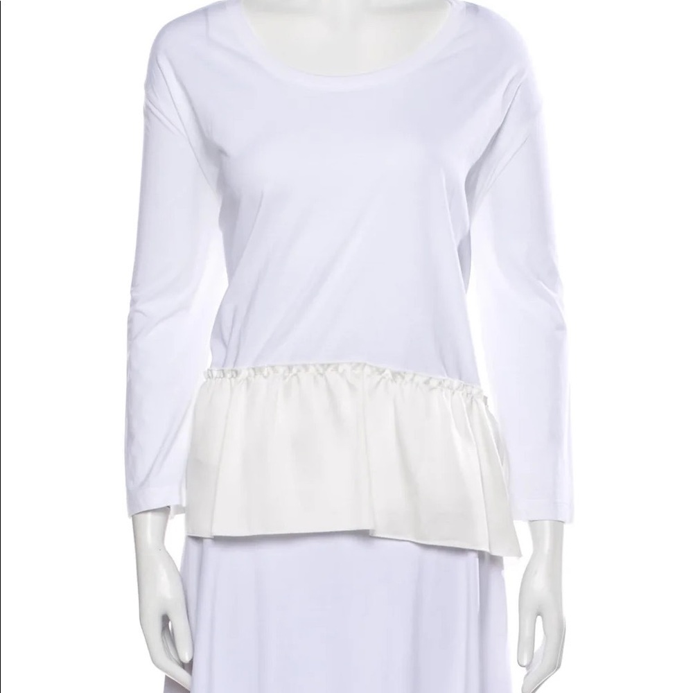 Stellar McCartney Scope Neck 3/4 Sleeves Top